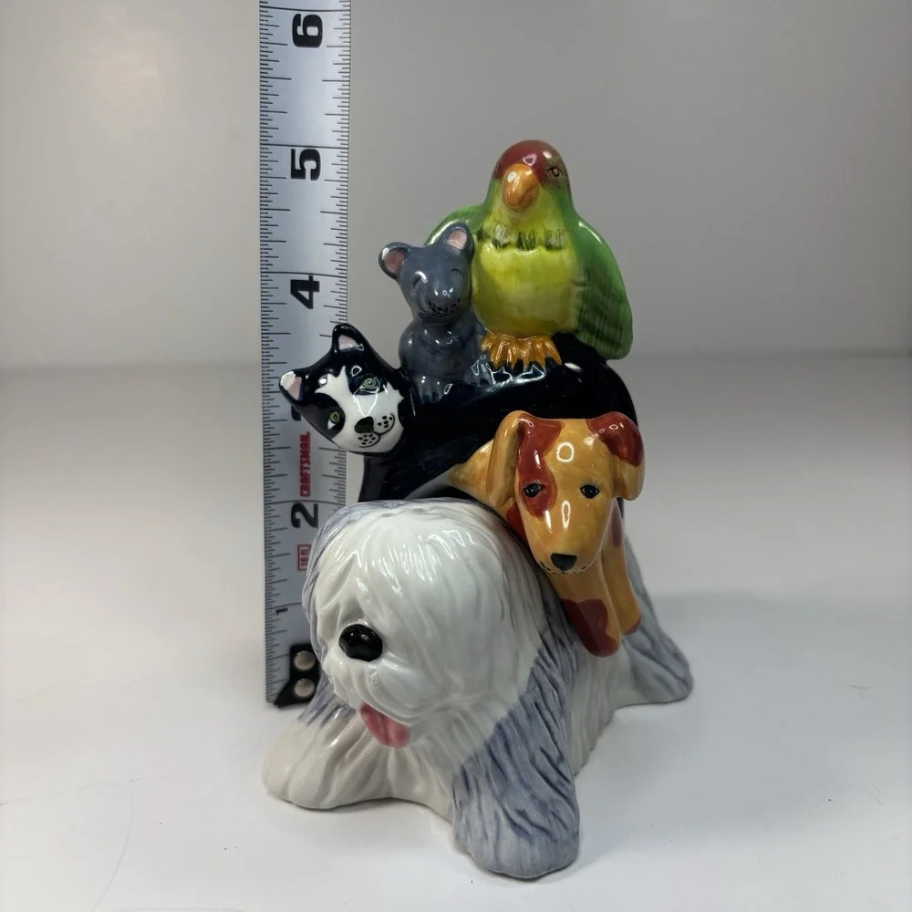 Clay Art Pet Shop Salt And Pepper Shakers